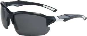 Men's polarized sports sunglasses, UV protection lightweight half-frame sunglasses, sun protection suitable for driving, cycling and running