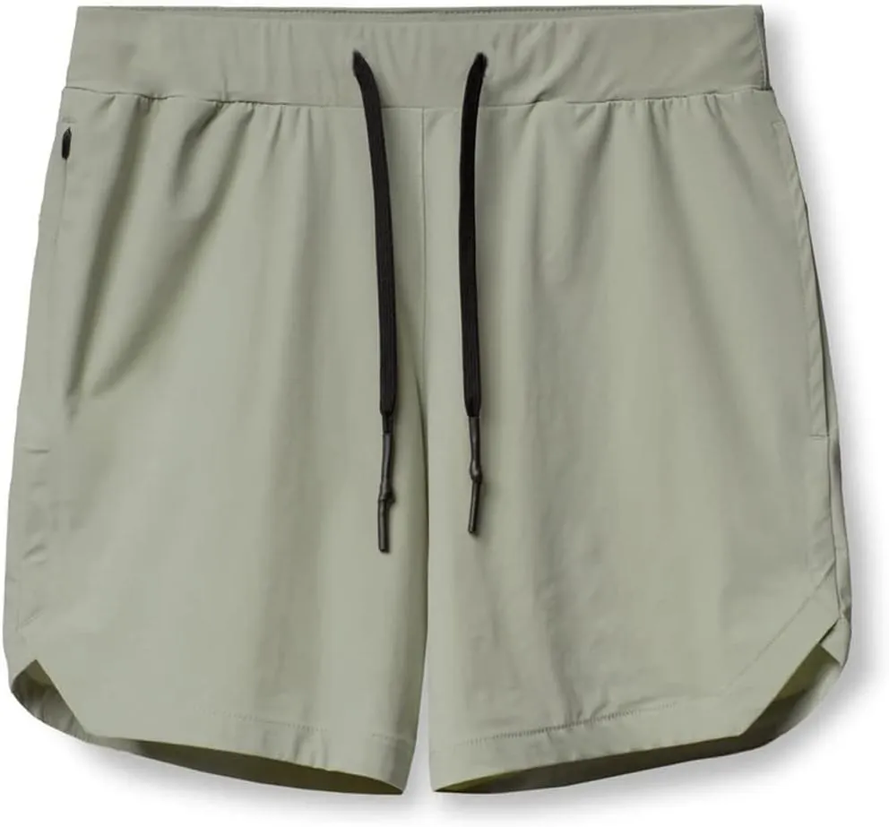 Mens Shorts, Mens 7'' Gym Workout Shorts Athletic Running Shorts Quick Dry Loose Fit Training Shorts with Zipper Pockets