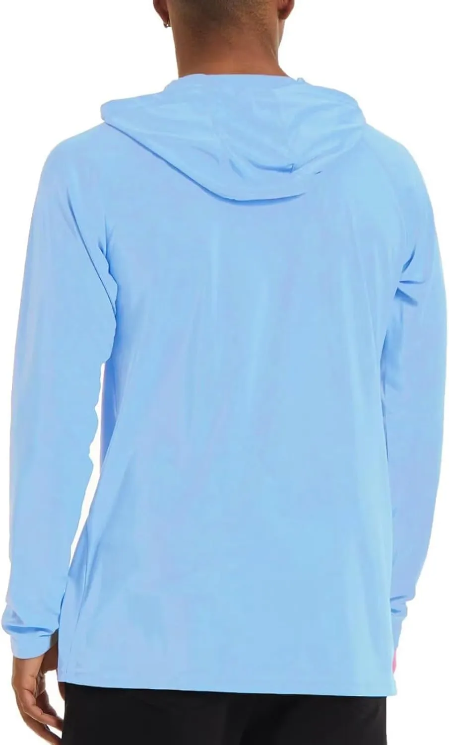 Men's Sun Shirt UPF 50  Long Sleeve Hoodie UV Protection 2025 Summer Running Hiking Shirts Quick Dry Fishing T-Shirts