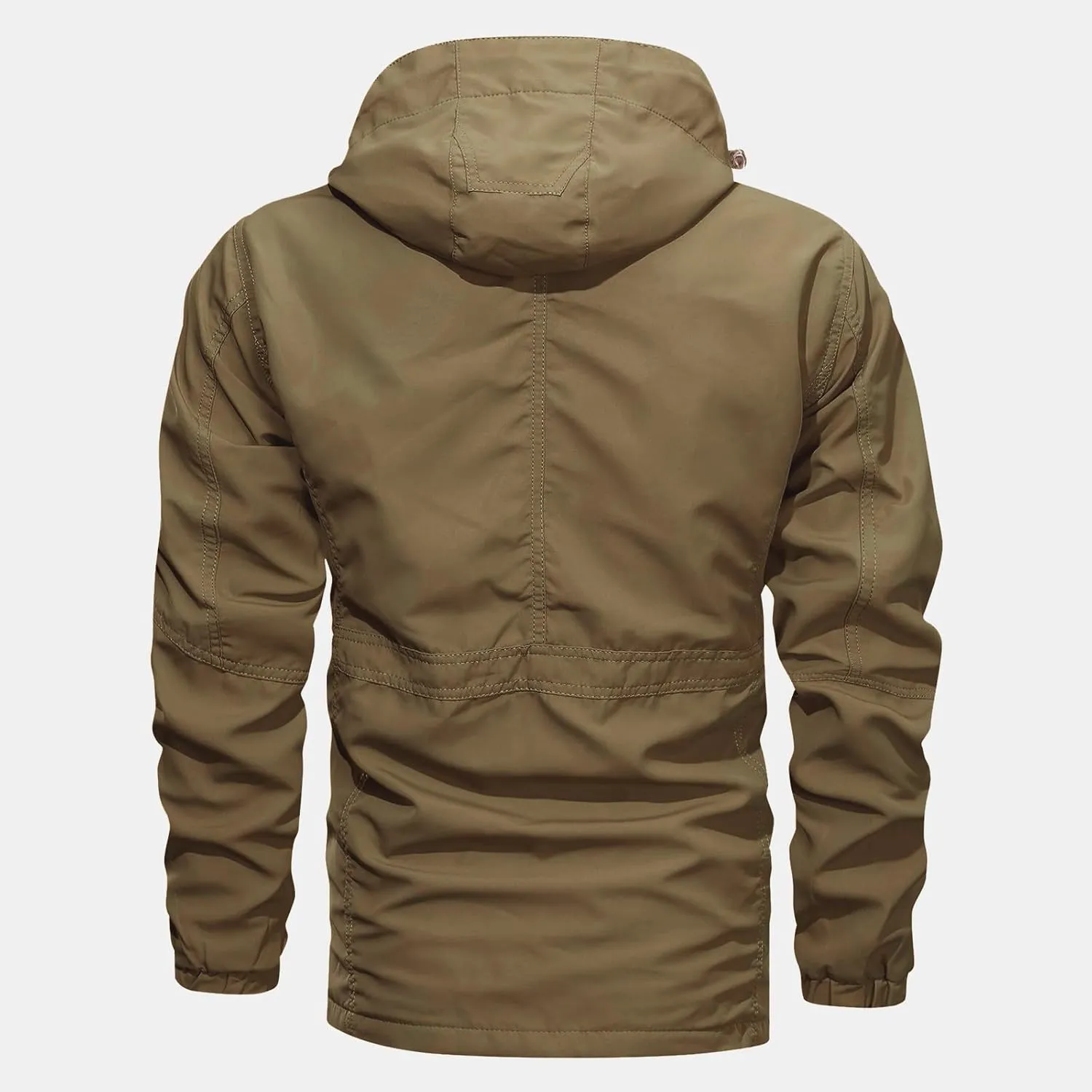 Men's Winter Jacket Military Tactical Hooded Jackets Insulated Work Coats Warm Cargo Jackets Casual Windbreaker