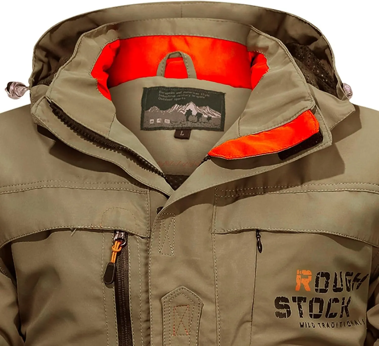 Men's Winter Jacket Military Tactical Hooded Jackets Insulated Work Coats Warm Cargo Jackets Casual Windbreaker