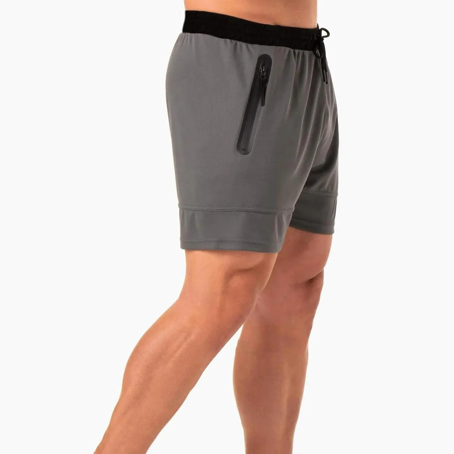 Mens Workout Athletic Shorts Drawstring Quick Dry Hiking Shorts Men Lightweight Sports Gym Shorts Running
