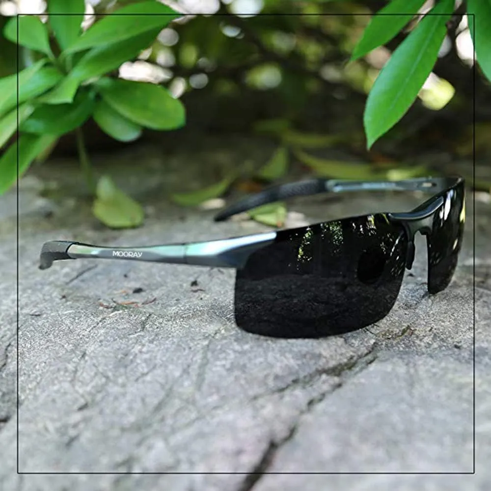MOORAY Mens Polarized Sports Sunglasses UV Protection Sunglasses for Men Cycling Driving Fishing