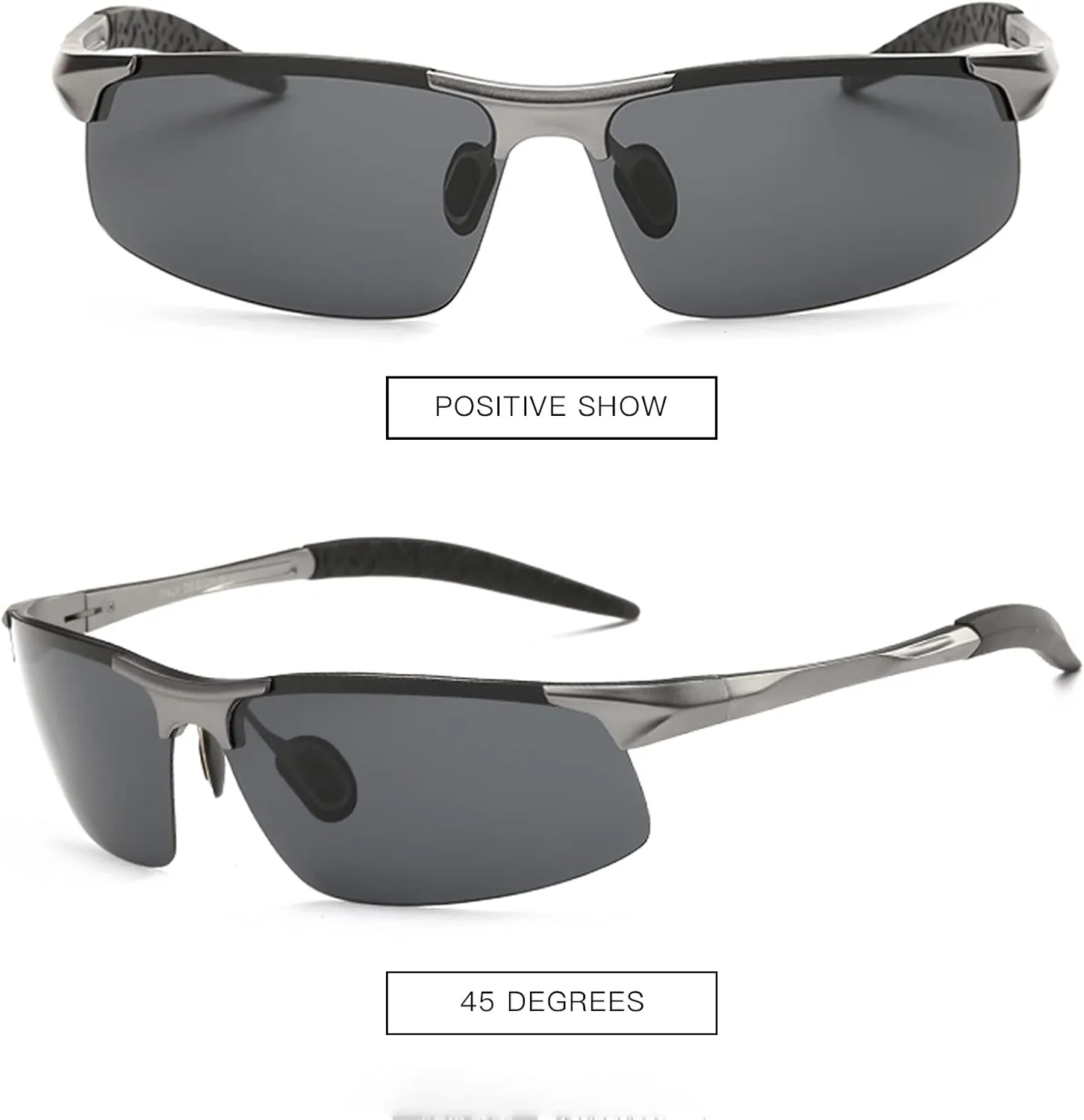 MOORAY Mens Polarized Sports Sunglasses UV Protection Sunglasses for Men Cycling Driving Fishing