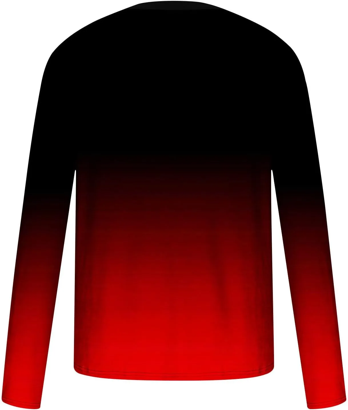 Muscularfit Mens Long Sleeve Shirts Casual Gradient Color Loose Pullover Graphic Tee Shirts Fall Fashion Athletic Sweatshirts