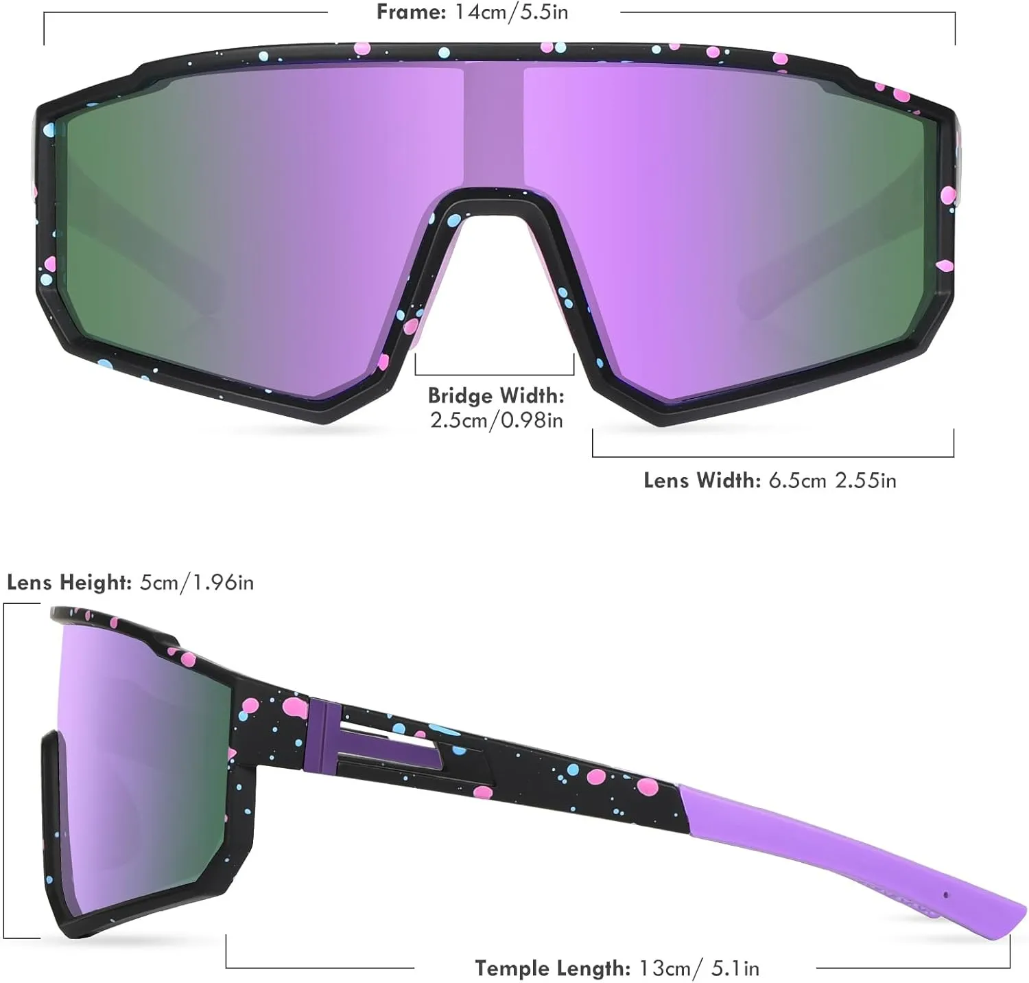 MVPTGRS Youth Baseball Sunglasses for Boys Girls Age 8-14 TR90 Frame Kids Sport Sunglasses for Softball Cycling Baseball Golf