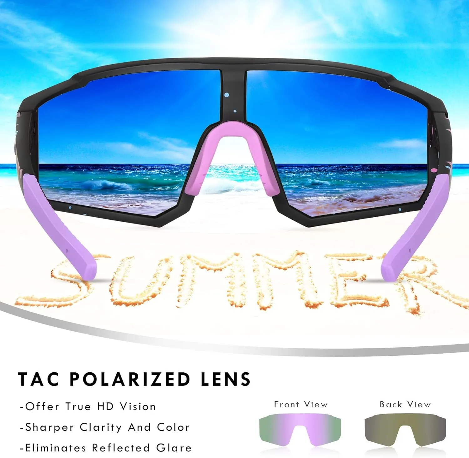 MVPTGRS Youth Baseball Sunglasses for Boys Girls Age 8-14 TR90 Frame Kids Sport Sunglasses for Softball Cycling Baseball Golf
