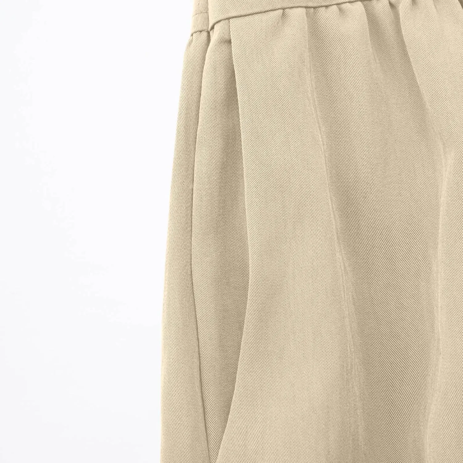 Oplxuo Maxi Skirts for Women Elastic High Waisted Tiered Long Skirt Solid Color Summer Vacation Casual Flowy Skirts