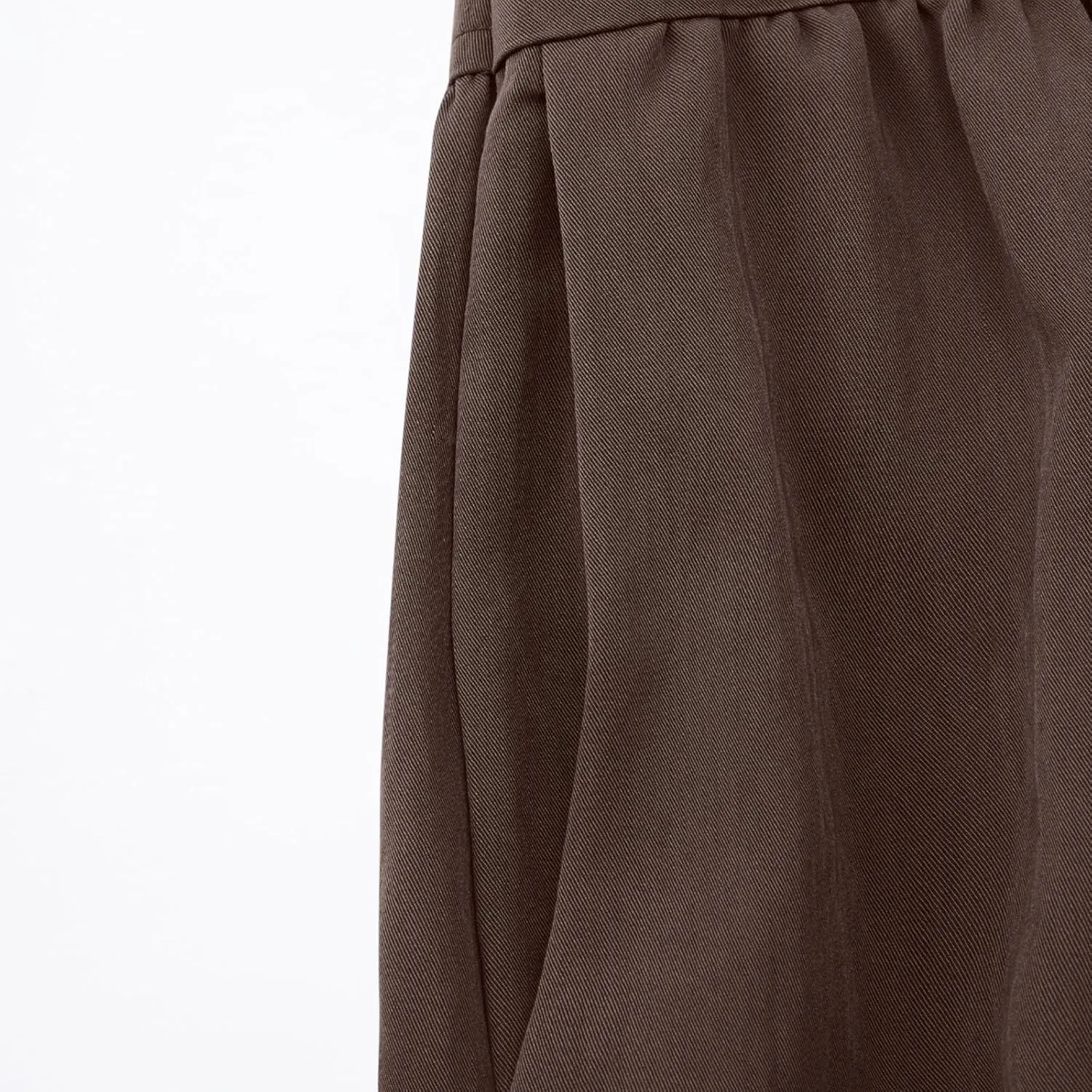 Oplxuo Maxi Skirts for Women Elastic High Waisted Tiered Long Skirt Solid Color Summer Vacation Casual Flowy Skirts