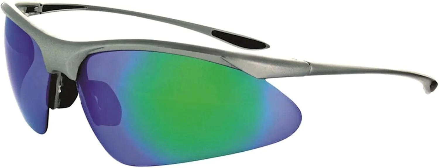 Optic Nerve Tightrope Polarized Active Sports Sunglasses with Mirror Lenses|Durable Lightweight UVA/UVB Protection Sun Shades