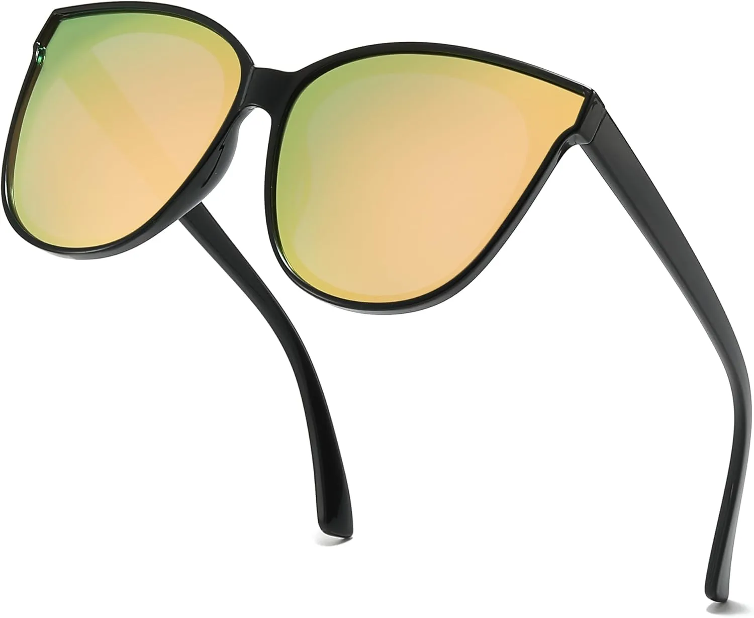 Oversized Cat Eyes Sunglasses for Women Polarized & UV Protection, Trendy Large/Big Cateye Sunnies IF1627