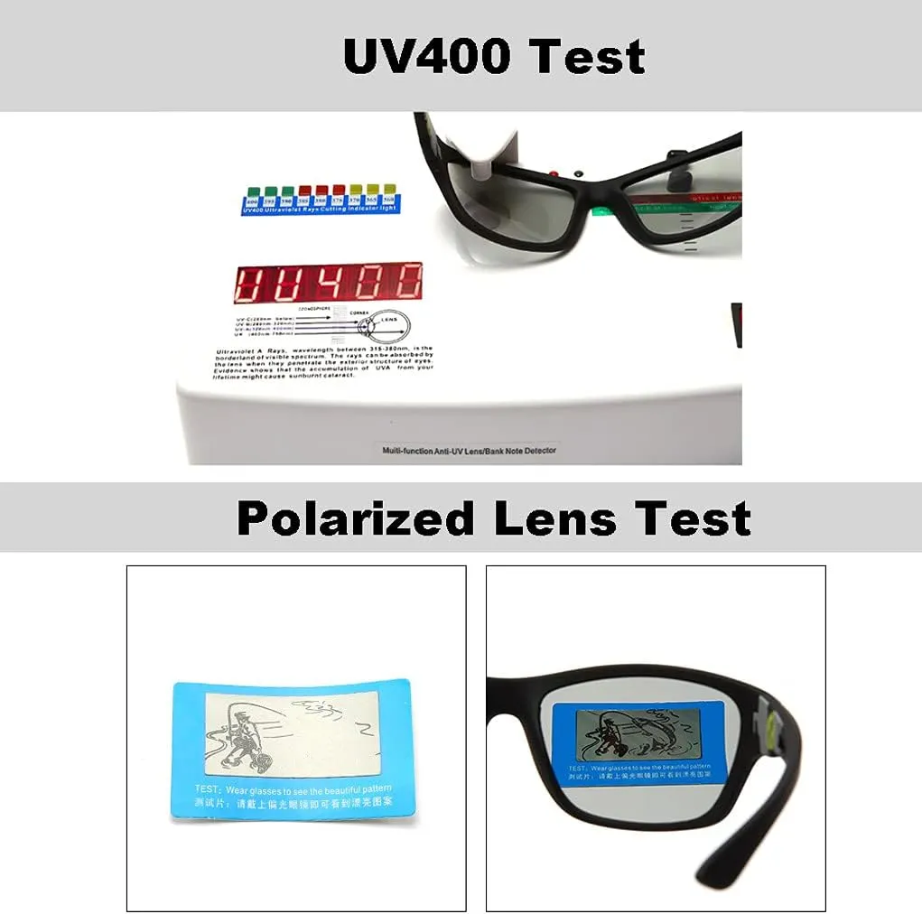 Photochromic Polarized Fishing Sunglasses for Men Women UV Protection Cycling Driving Sports Sunglasses
