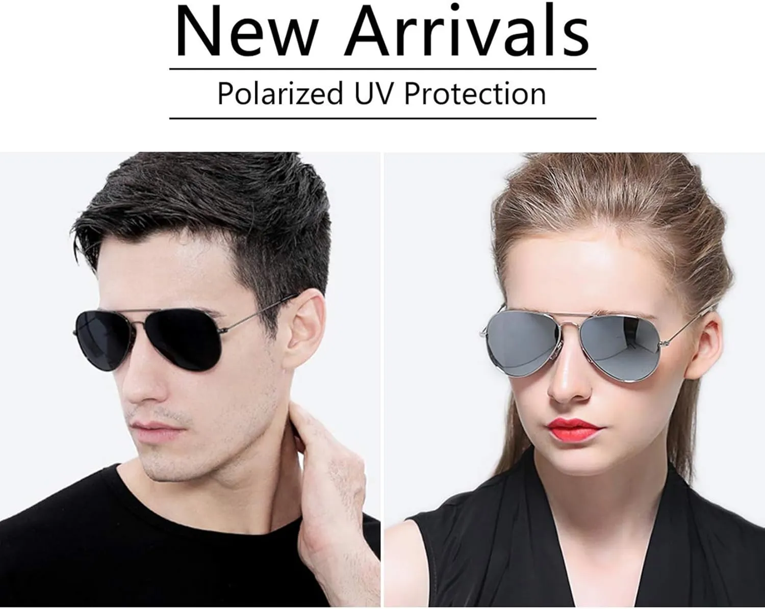 Polarized Aviator Sunglasses for Men/Women Metal Mens Sunglasses Driving Sun Glasses