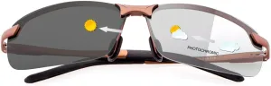 Polarized Photochromic Sunglasses for Men - UV Protection and Lightweight Sun Glasses for Driving Fishing