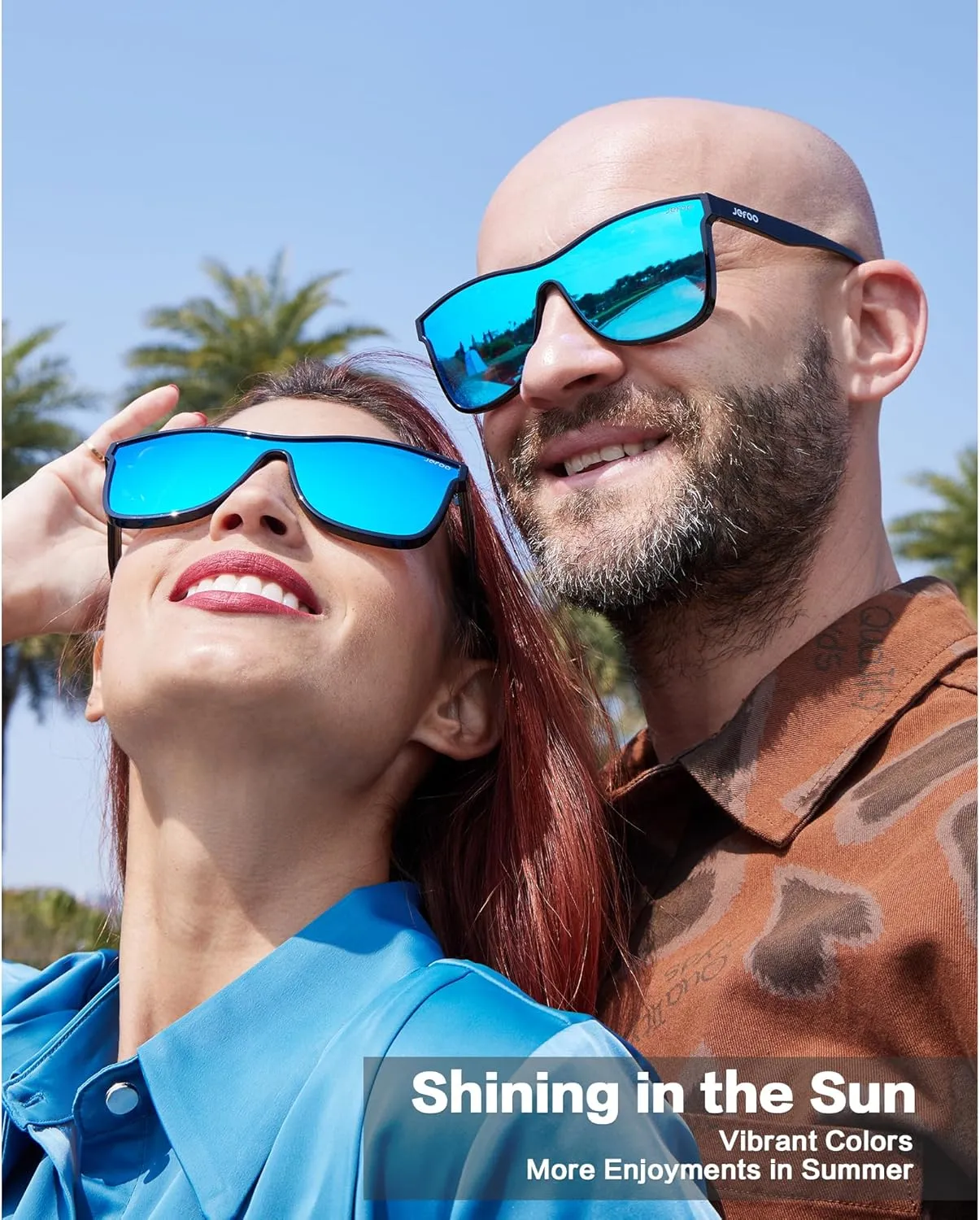 Polarized Sunglasses Men Trendy Mirrored shades Women Reflective Sun Glasses UV Protection