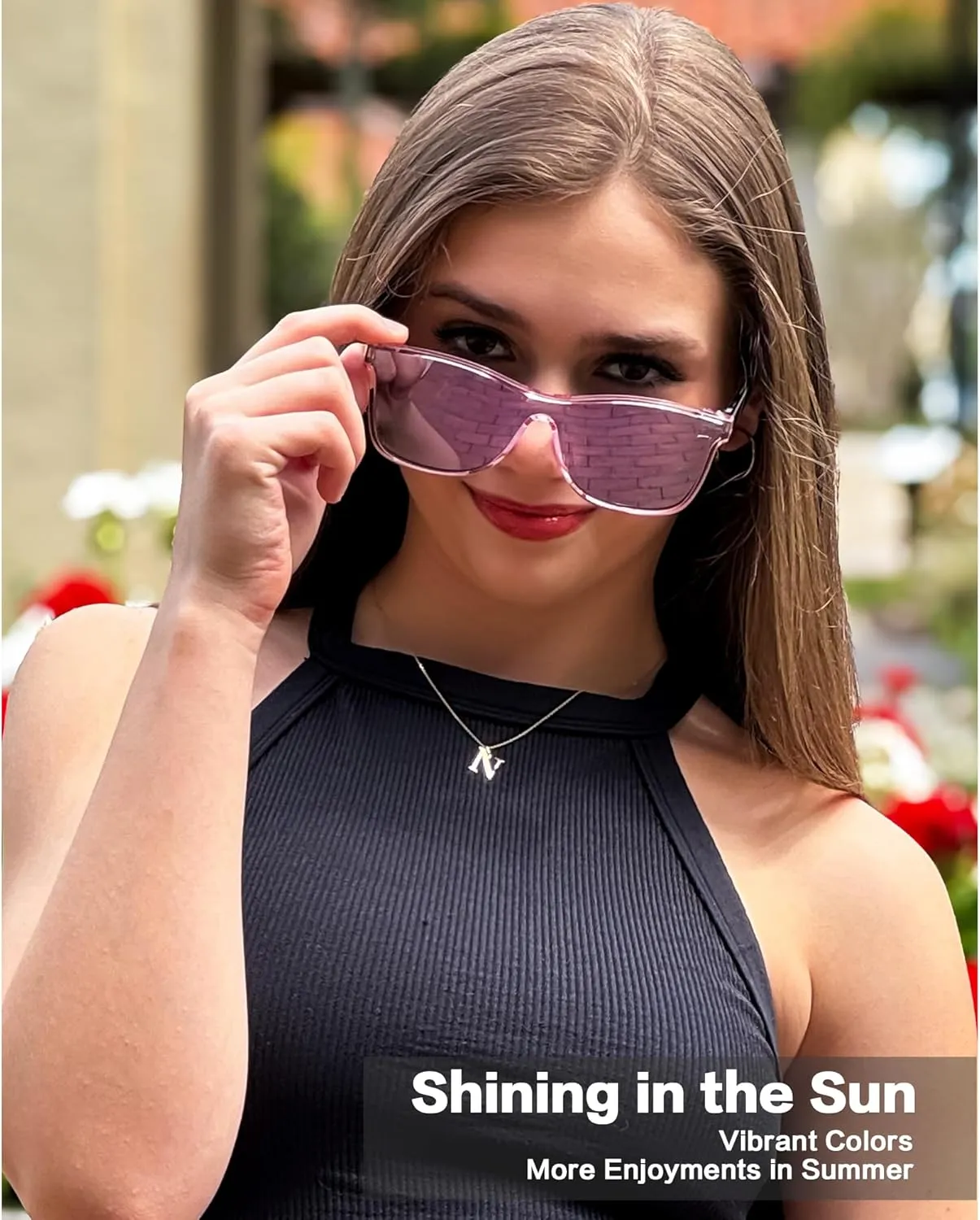 Polarized Sunglasses Men Trendy Mirrored shades Women Reflective Sun Glasses UV Protection