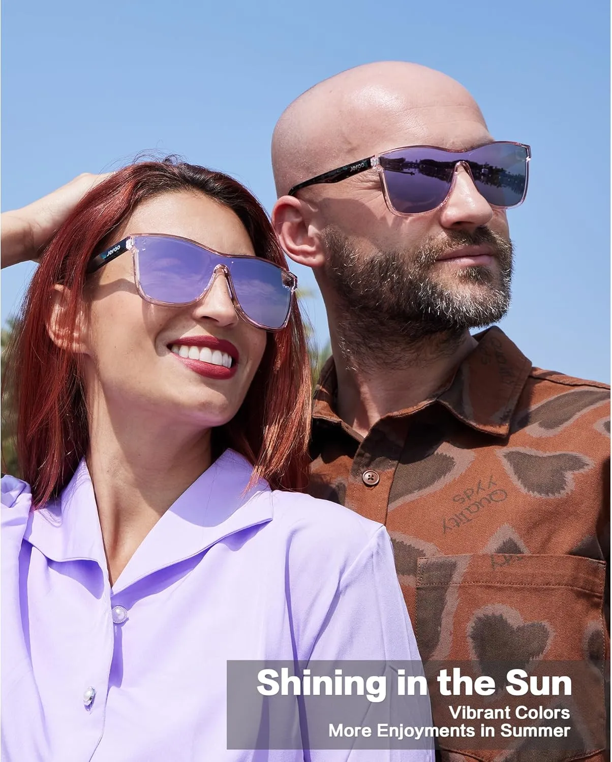 Polarized Sunglasses Men Trendy Mirrored shades Women Reflective Sun Glasses UV Protection