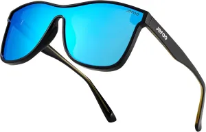 Polarized Sunglasses Men Trendy Mirrored shades Women Reflective Sun Glasses UV Protection