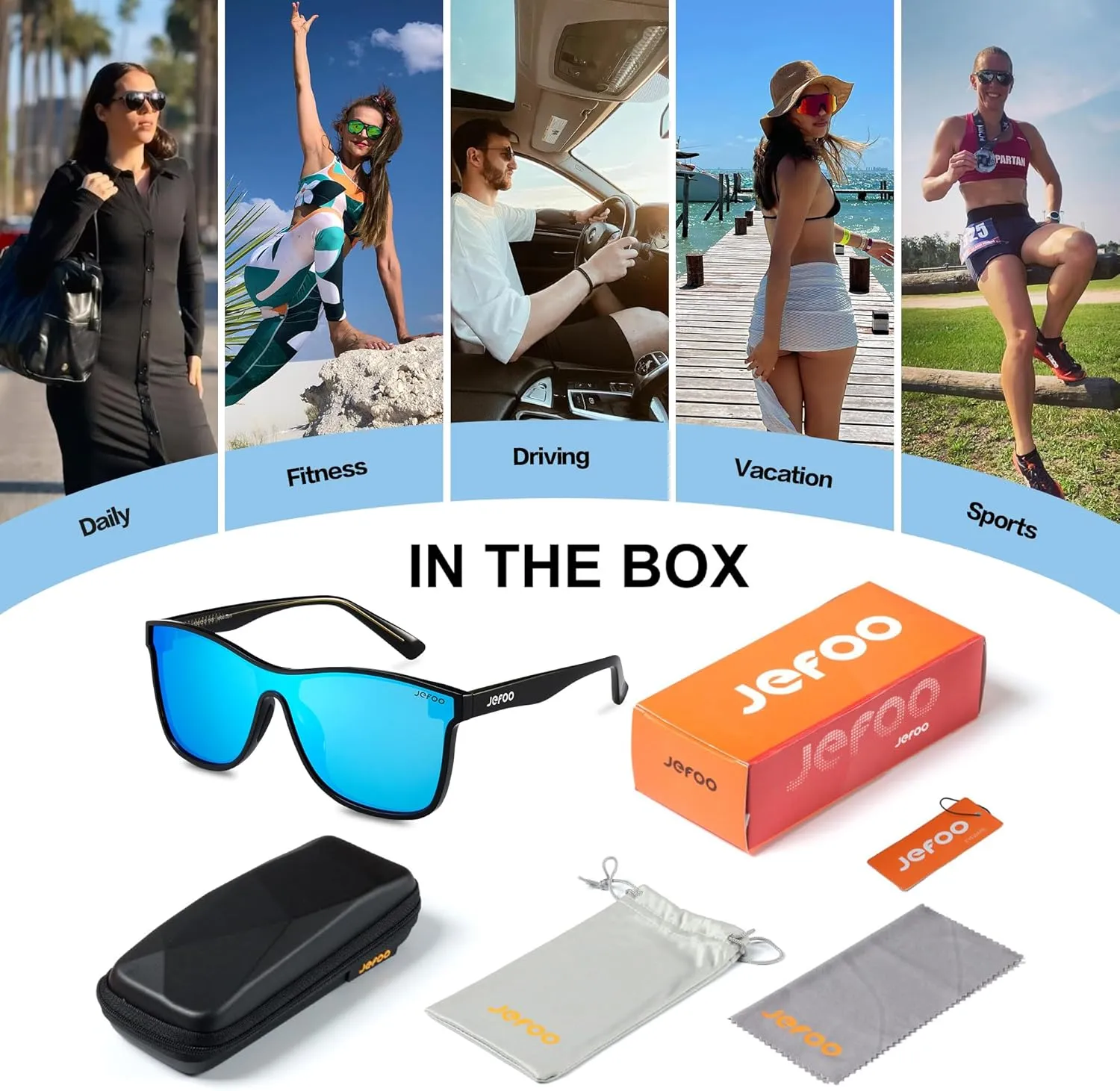 Polarized Sunglasses Men Trendy Mirrored shades Women Reflective Sun Glasses UV Protection