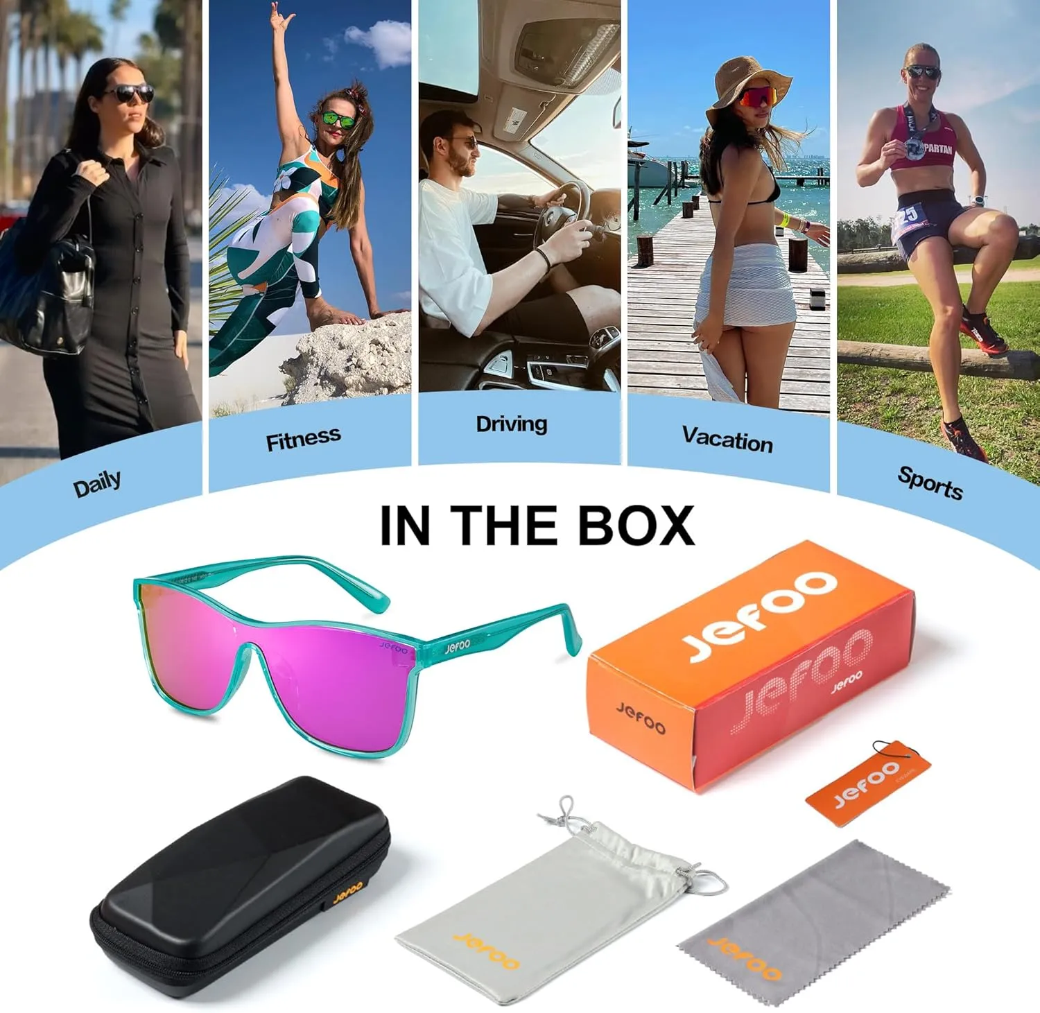 Polarized Sunglasses Men Trendy Mirrored shades Women Reflective Sun Glasses UV Protection