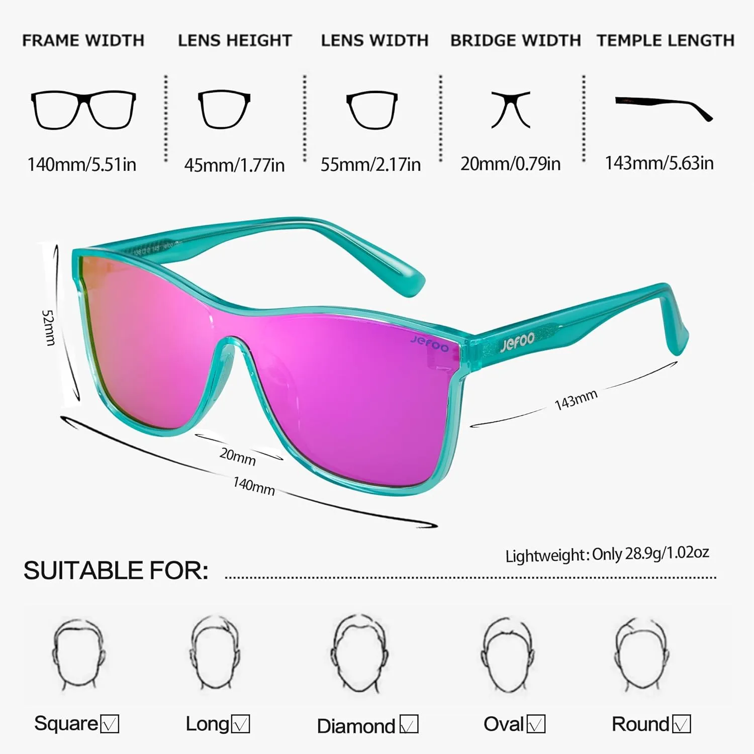 Polarized Sunglasses Men Trendy Mirrored shades Women Reflective Sun Glasses UV Protection