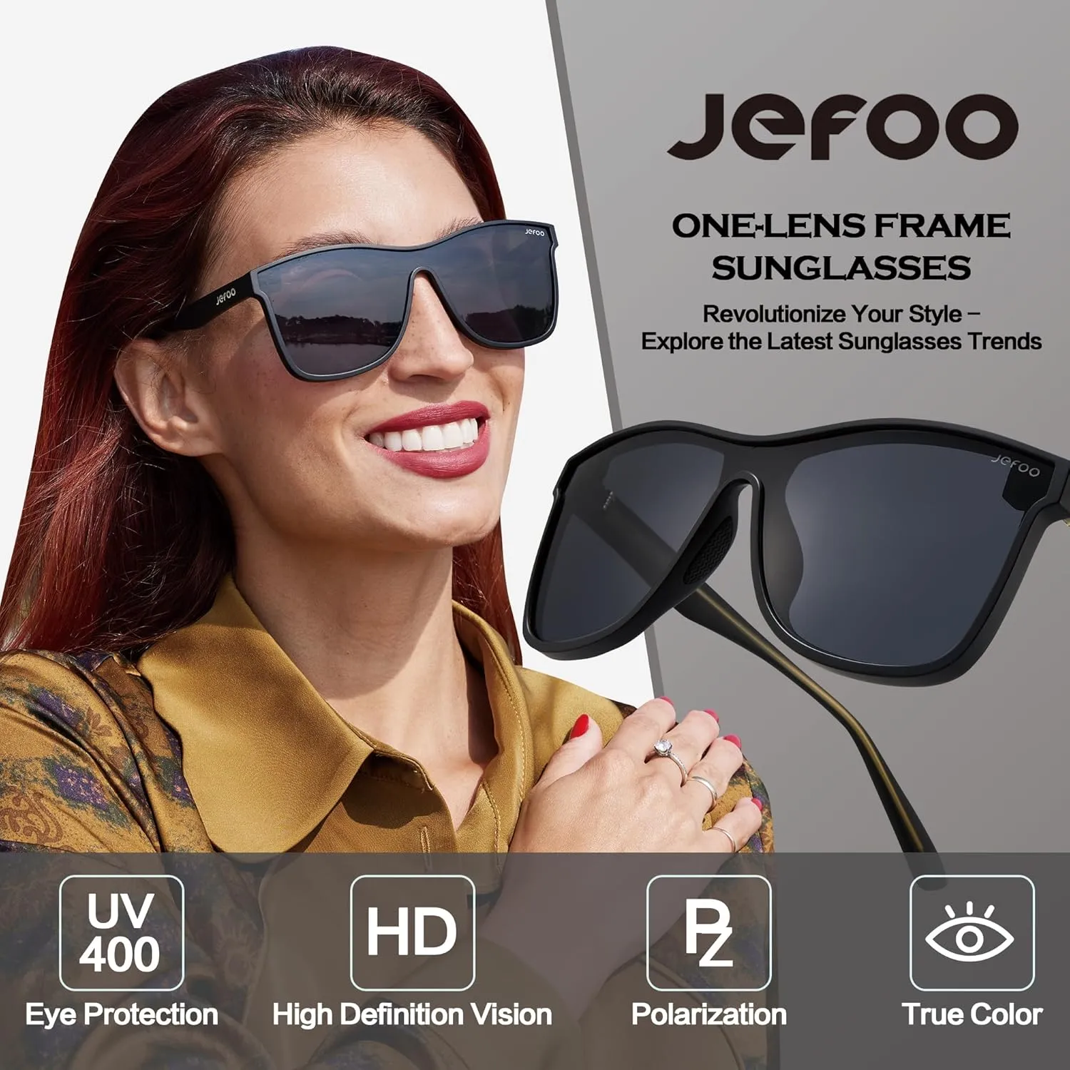 Polarized Sunglasses Men Trendy Mirrored shades Women Reflective Sun Glasses UV Protection