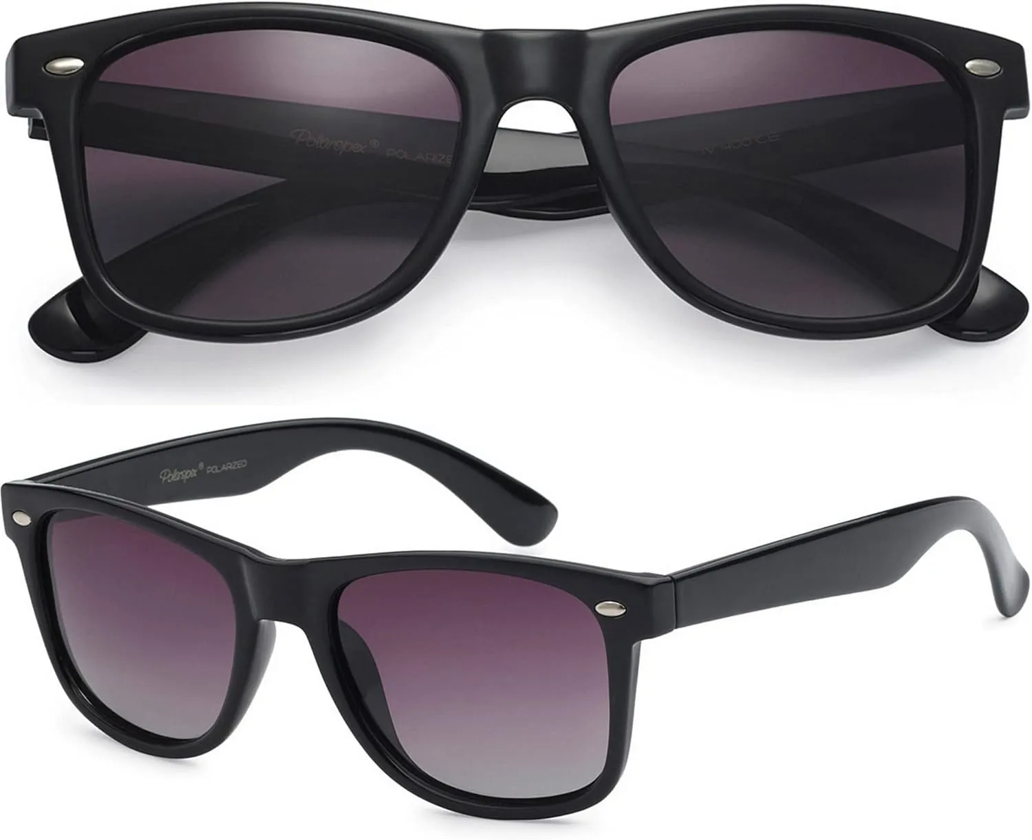 PolarSpex Mens Sunglasses - Retro Sunglasses for Men, Polarized Sunglasses for Womens - Cool Shades for Driving, Fishing