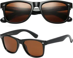PolarSpex Mens Sunglasses - Retro Sunglasses for Men, Polarized Sunglasses for Womens - Cool Shades for Driving, Fishing