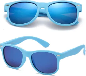 PolarSpex Toddler Sunglasses UV Protection – Unbreakable Kids Polarized Sunglasses with Case for Boys & Girls age 2-8