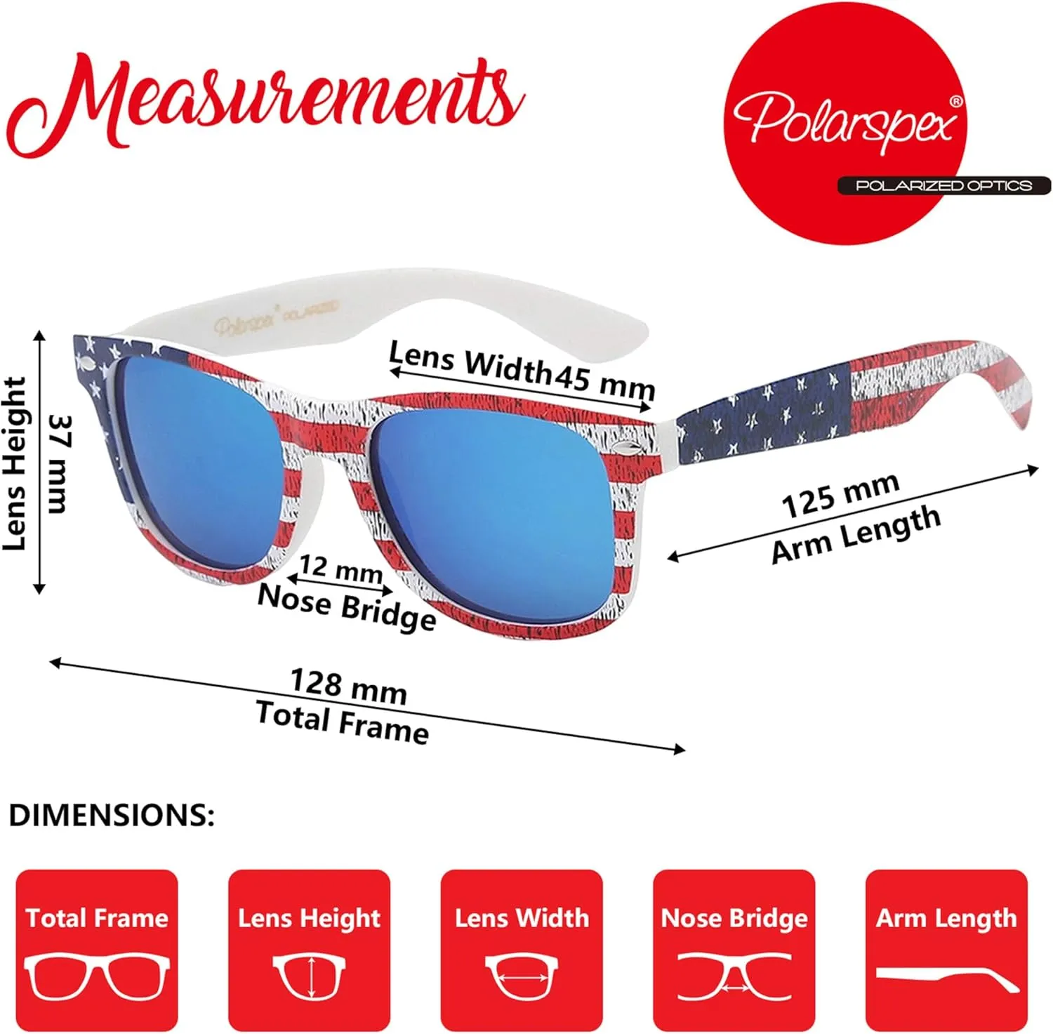 PolarSpex Toddler Sunglasses UV Protection – Unbreakable Kids Polarized Sunglasses with Case for Boys & Girls age 2-8