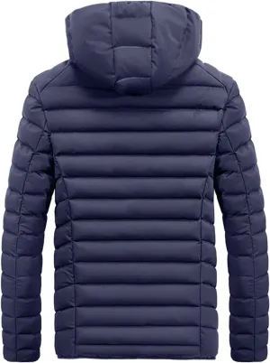 Prime Big Deal of Deals Lightning of Today Men Winter Dress Coat Dad Gifts Unlined Sports Coat Lightweight Suit Hooded Flannel Jacket Zipper Sweaters for Men