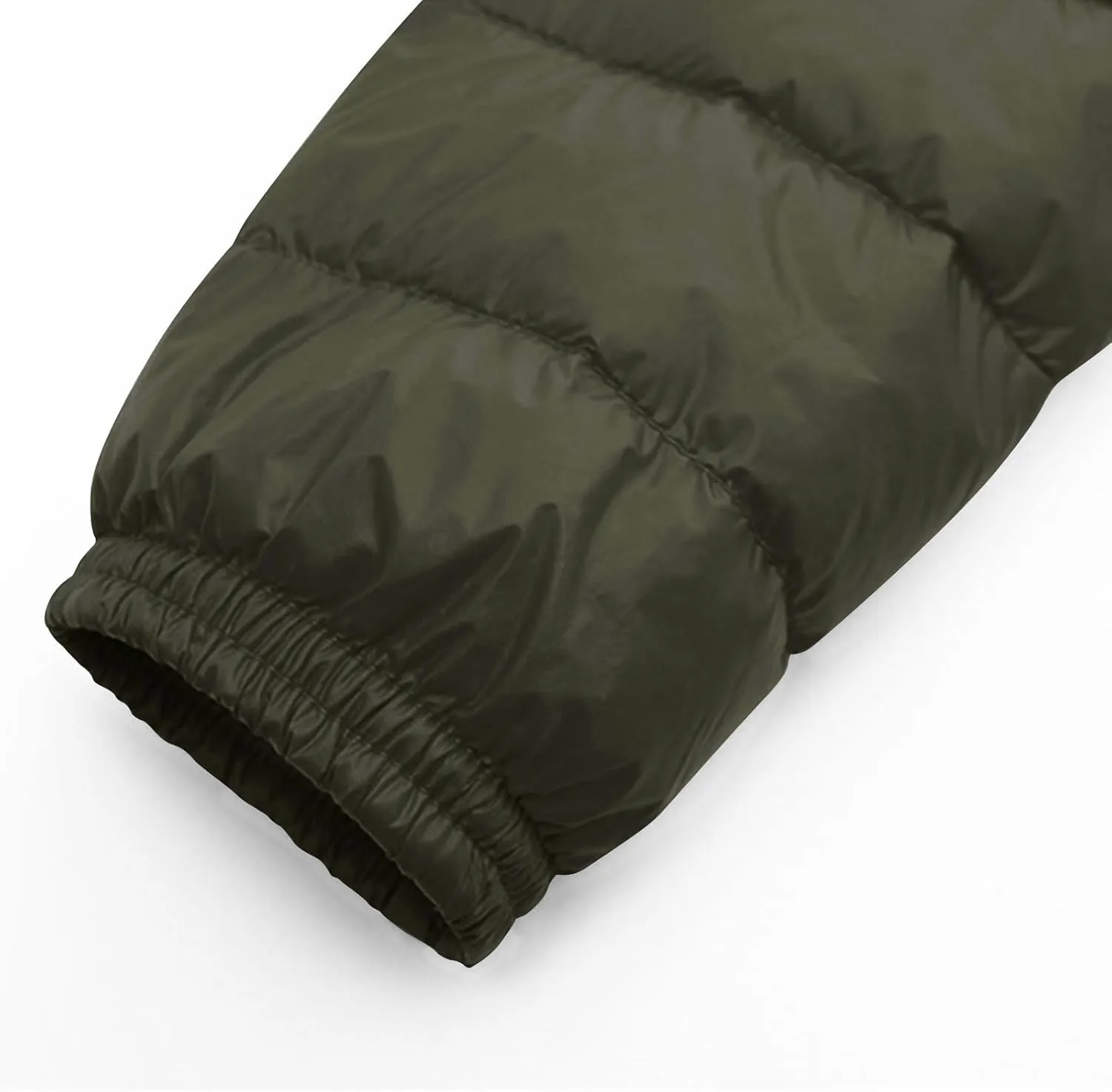 Puffer Jackets Women Lightweight Full Zipper Quilted Jacket Long Sleeve down Jackets Winter Outerwear with Hood