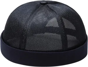 Quick-Dry Brimless Cap Sports Sun Hat Breathable Mesh Lightweight Cap Summer Dad Hat for Men Women