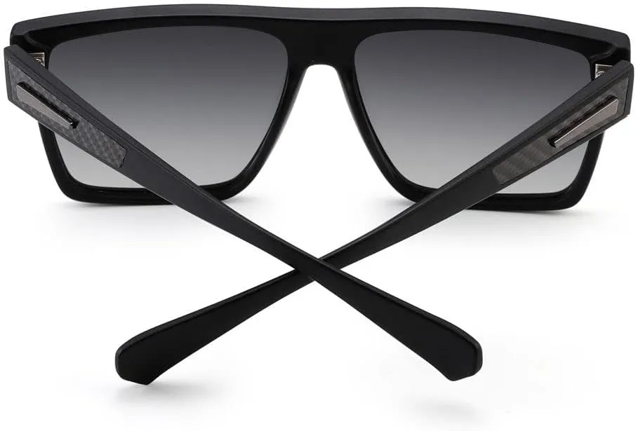 Retro Oversized Polarized Sunglasses Women Men Design Driving Big Large Sunglasses for Women Men Black