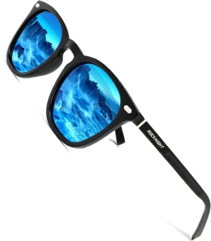 ROCKNIGHT Polarized Driving Sunglasses UV400 Protection Lightweight Al-Mg Metal Frame Outdoor Casual
