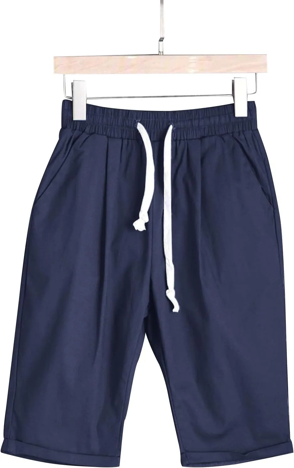 sdbrld Bermuda Shorts for Women Plus Size,Womens Bermuda Shorts for Summer Casual Workout High Waisted Soft Bermuda Shorts