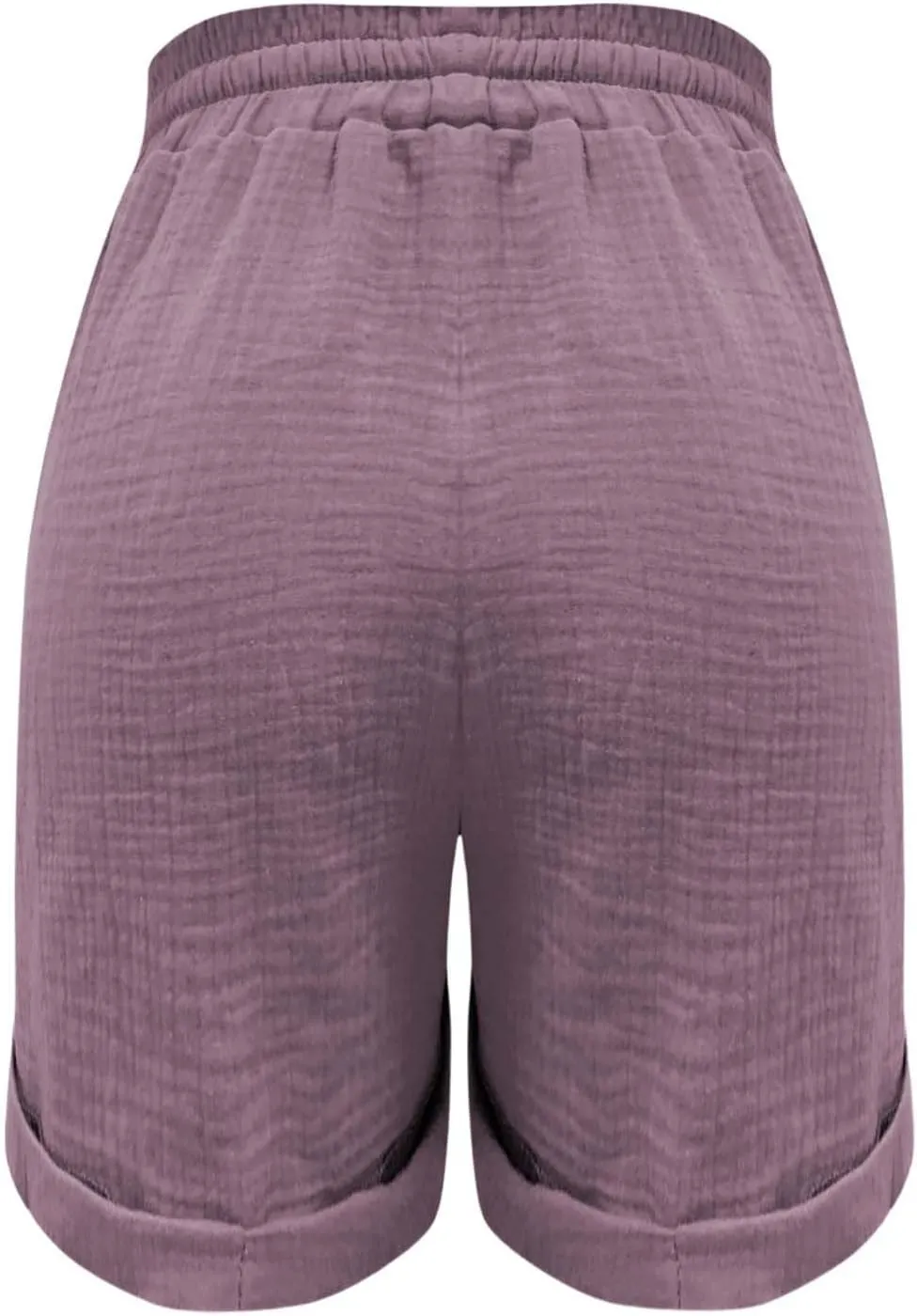 Shorts for Women Linen Shorts Elastic Waist Casual Lightweight with Pockets Cute Drawstring Summer Beach Shorts 2025 Fashion