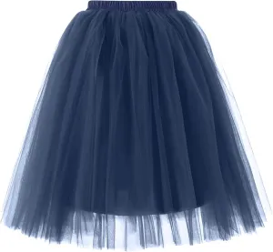 Skirts for Women Pleated Tulle Short Skirt Solid Color High Waist Tutu Ballet Half-Body Clothes Adult Dancing Skirts