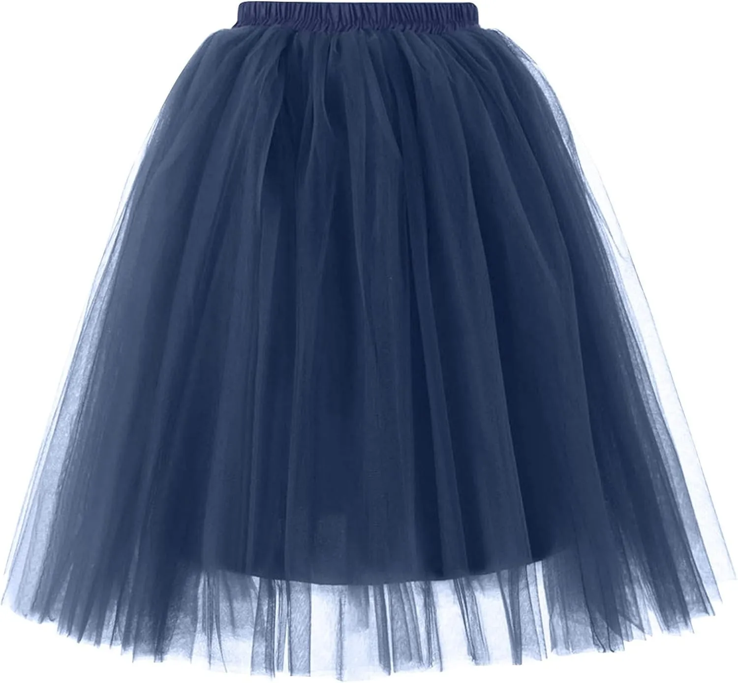 Skirts for Women Pleated Tulle Short Skirt Solid Color High Waist Tutu Ballet Half-Body Clothes Adult Dancing Skirts