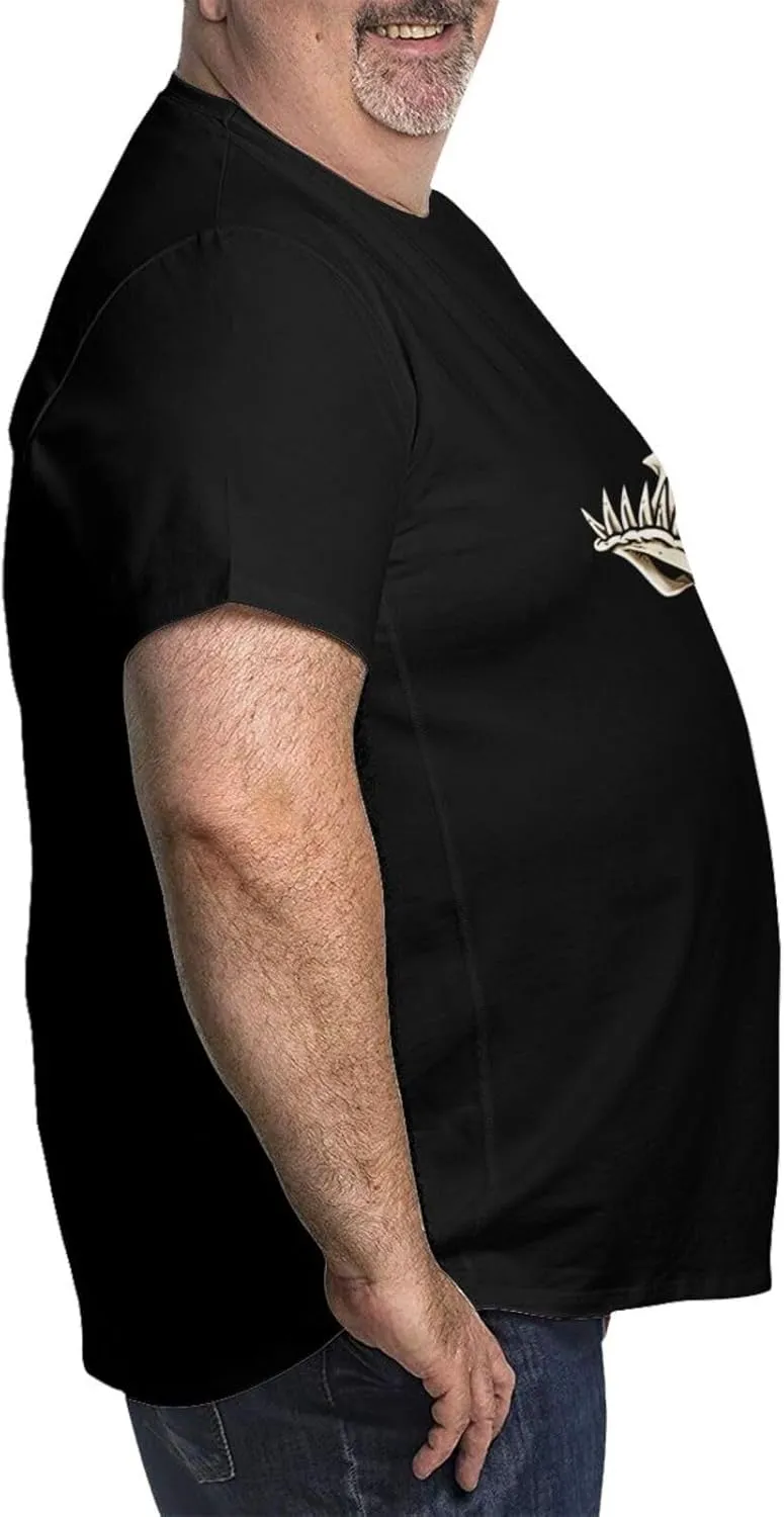 Skull Novelty T-Shirts Plus Size for Big and Tall Large T Shirts Cotton Black Top Tees 1X-6X