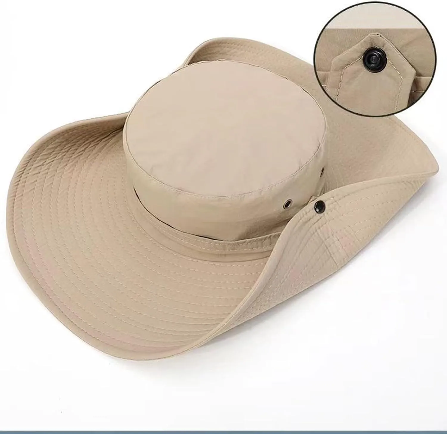 SPF Bucket Hats for Men Women Lightweight Breathable Wide Brim Boonie Hat UV Protection Hiking Fishing Safari Sun Hat