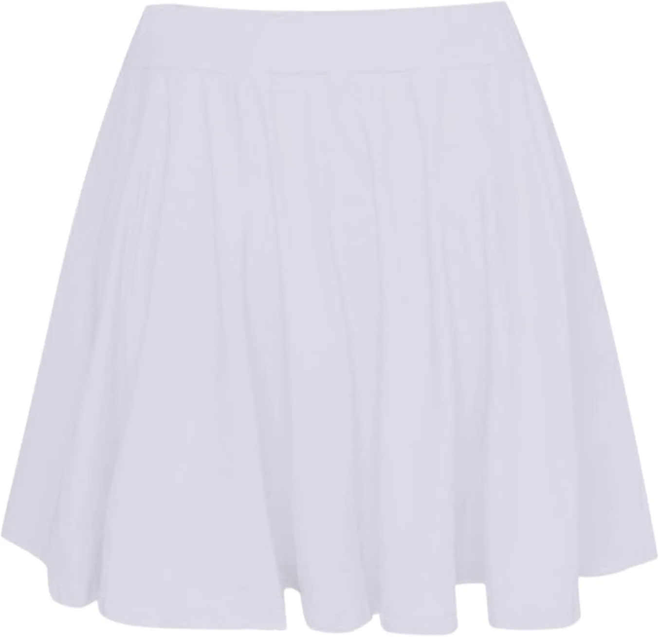 Spring Skirts for Women 2025 with Shorts High Elastic Waist Solid Loose Pleated A-Line Y2K Trendy Girls Short Skirts