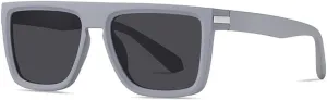 Square Men Polarized Driving Sunglasses Mirror Shades UV400 Women Sun Glasses