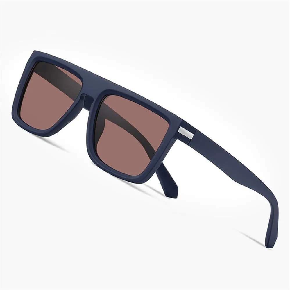 Square Men Polarized Driving Sunglasses Mirror Shades UV400 Women Sun Glasses