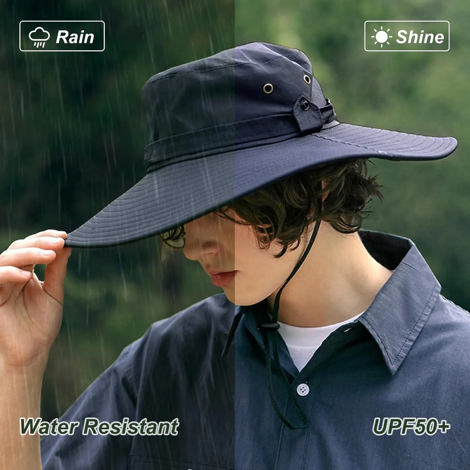 Sun Hats for Women & Men - UV Protection, UPF 50  Bucket & Bonnie Hats for Wide Brim Hiking, Fishing