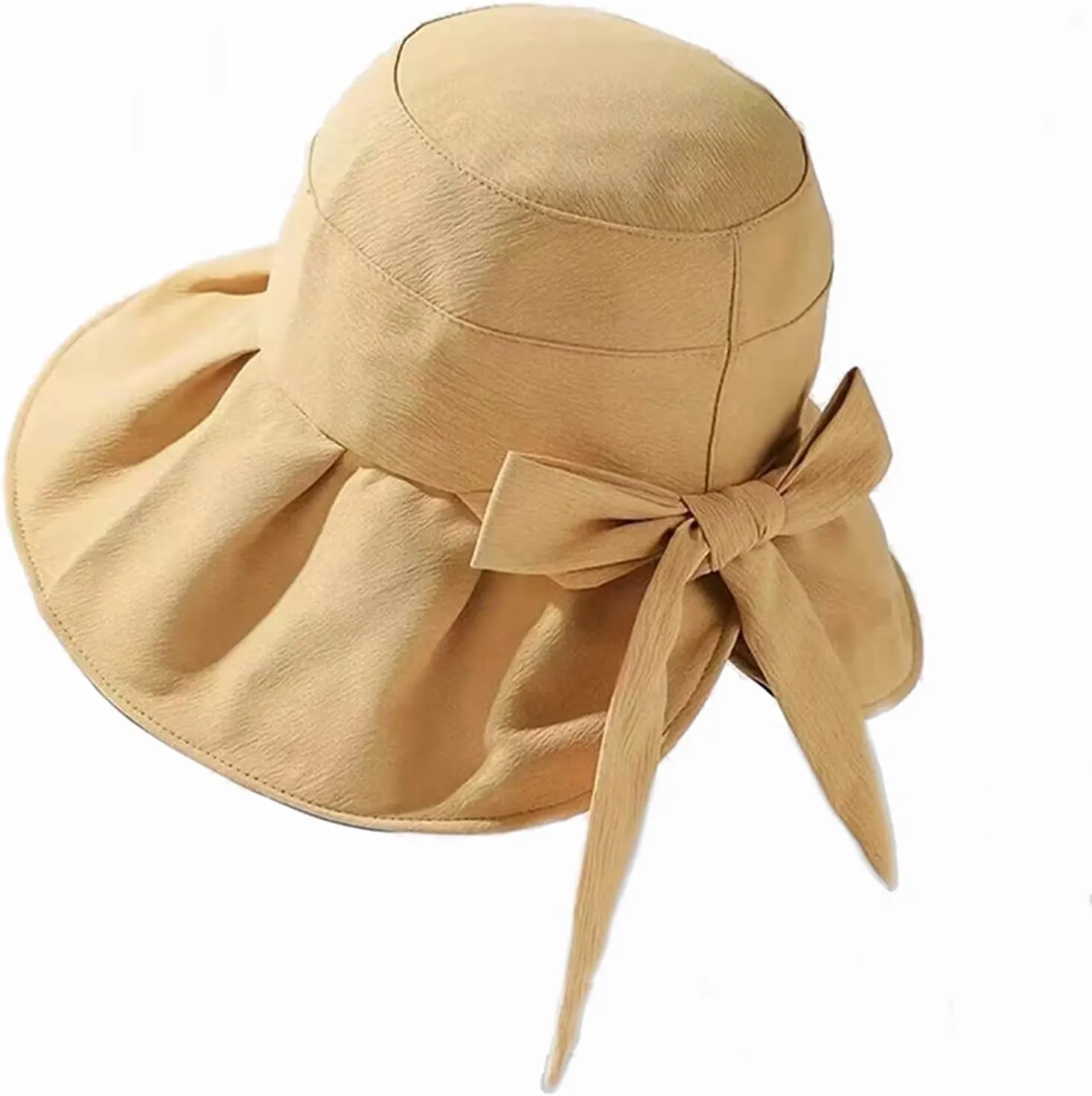 Sun Hats for Women Gardening Hat Wide Brim Beach Sun Protective Fold-Up Brim Breathable Cotton Summer Hats