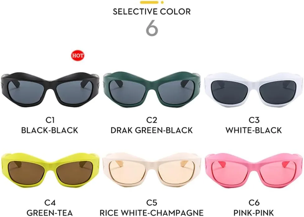 Sunglasses Women Oversized Thick Frame Sports Cycling Sun Glasses Men's Driving Sunglasses Shades UV400 Eyewear