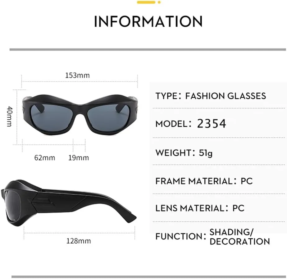 Sunglasses Women Oversized Thick Frame Sports Cycling Sun Glasses Men's Driving Sunglasses Shades UV400 Eyewear