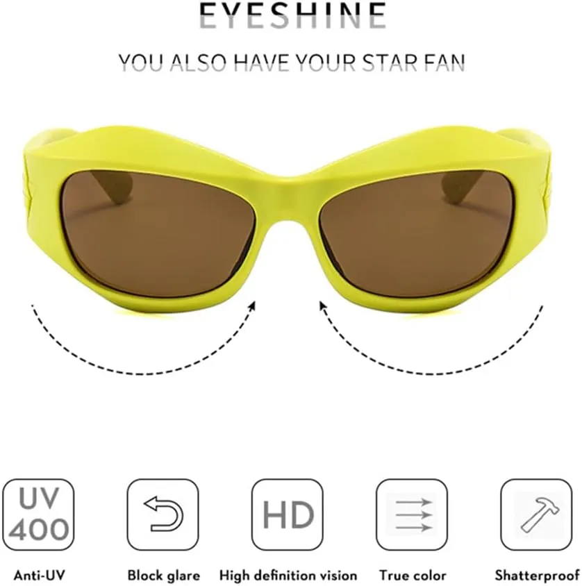 Sunglasses Women Oversized Thick Frame Sports Cycling Sun Glasses Men's Driving Sunglasses Shades UV400 Eyewear