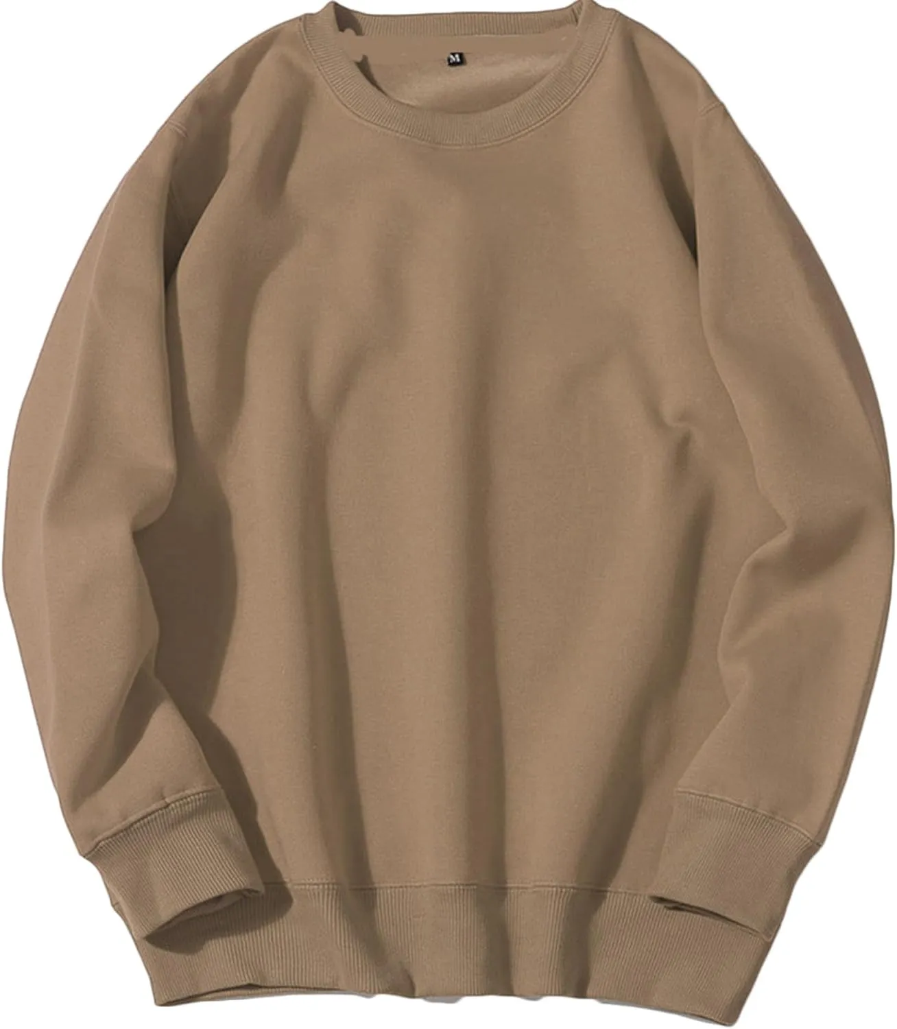 Sweatshirts for Men 2024 Fashion Long Sleeve Solid Athletic Crewneck Shirts Casual Stylish Workout Tee Tops Going Out